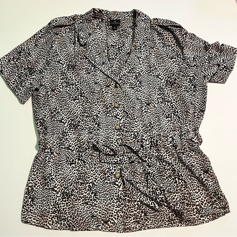 Leopard Print Women's Top
